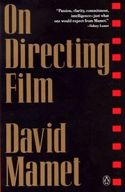 Cover of: On directing film