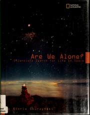 Cover of: Are we alone?