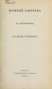 Cover of: Ὀδύσσεια