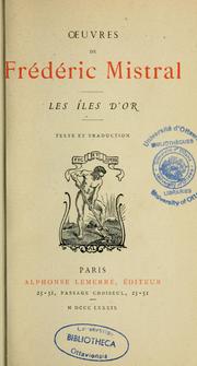 Cover of: Œuvres de Frédéric Mistral ...