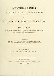 Cover of: Iconographia botanica exotica, sive Hortus botanicus ...