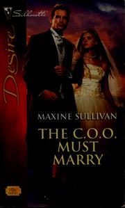 Cover of: The C.O.O. Must Marry