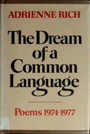 Cover of The dream of a common language