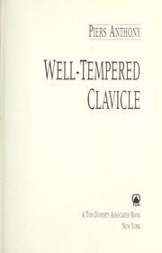 Cover of: Well-tempered clavicle