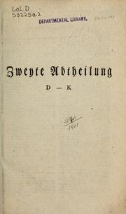 Cover of: Ausführliches und möglichst vollständiges lateinisch-deutsches Lexicon