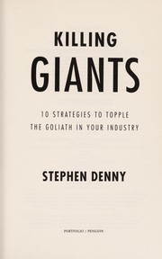 best books about branding Killing Giants: 10 Strategies to Topple the Goliath in Your Industry