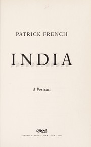 best books about Indian History India: A Portrait