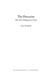 best books about Social Inequality The Precariat: The New Dangerous Class