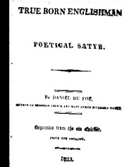 Cover of: True-Born Englishman: Poetical Satyr