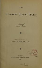 Cover of: The southern Baptist pulpit...