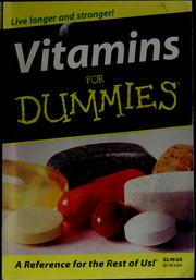 Cover of: Vitamins for dummies