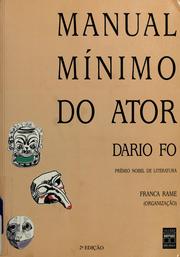 Cover of: Manual mínimo do ator