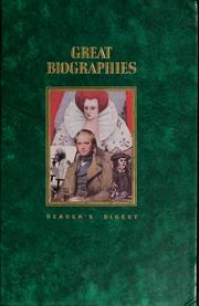 Cover of: Reader's Digest Great Biographies