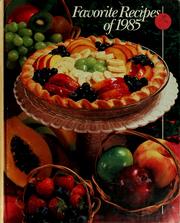 Cover of: Favorite recipes of 1985