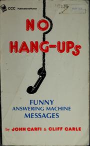 Cover of: No hang-ups