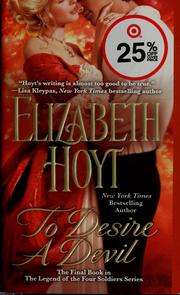 Cover of: To desire a devil