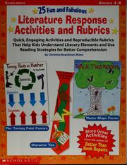 Cover of: 25 fun & fabulous literature response activities and rubrics