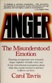best books about letting go of anger Anger: The Misunderstood Emotion