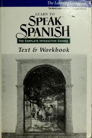 Cover of: Learn to speak Spanish