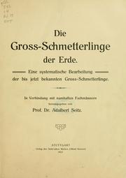 Cover of: Die Gross-Schmetterlinge der Erde