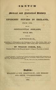Cover image for Sketch of the Medical and Statistical History of Epidemic Fevers in Ireland, From 1798, and of Pestilential Diseases, Since 1823
