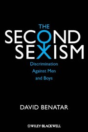 best books about toxic masculinity The Second Sexism: Discrimination Against Men and Boys