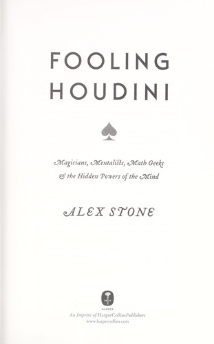Cover image for Fooling Houdini