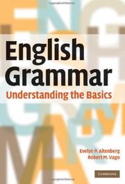 Cover of: English Grammar: Understanding the Basics