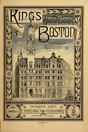 Cover of: King's hand-book of Boston