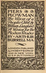 Cover of: Piers Plowman