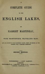 Cover of: A complete guide to the English lakes