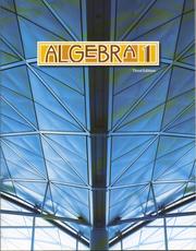 Cover of: Algebra 1