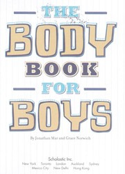 best books about body parts for preschoolers The Body Book for Boys
