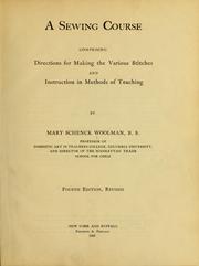 Cover of: A sewing course