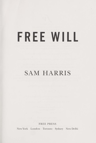 Cover image for Free will
