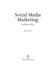 best books about Social Medimarketing 2019 Social Media Marketing: An Hour a Day