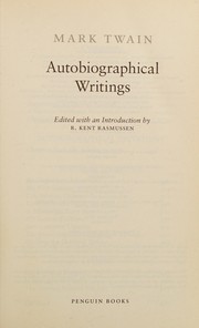 Autobiographical writings