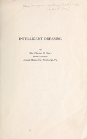 Cover of: Intelligent dressing