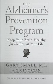 best books about dementifiction The Alzheimer's Prevention Program