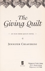best books about giving The Giving Quilt