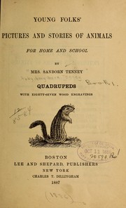Cover of: Young folks pictures and stories of animals...