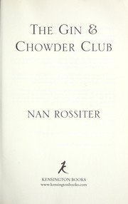 best books about gin The Gin & Chowder Club