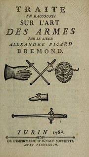 Cover of: Traite en raccourci sur l'art des armes