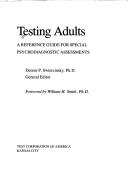 Cover of: Testing adults