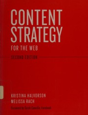 best books about Content Creation Content Strategy for the Web