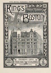 Cover of: King's handbook of Boston