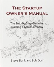 best books about running business The Startup Owner's Manual