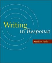 Cover of: Writing in Response / Edition 1