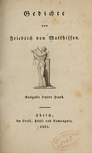Cover of: Gedichte