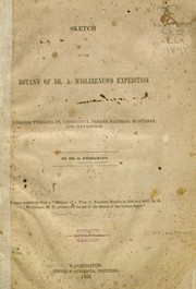Cover of: Sketch of the botany of Dr. A. Wislizenus's expedition